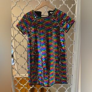 Crewcuts size 12 girls flip sequin flip dress